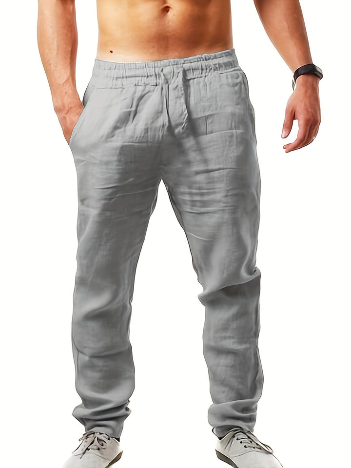 Herr Byxor | Straight | Elastisk Midja