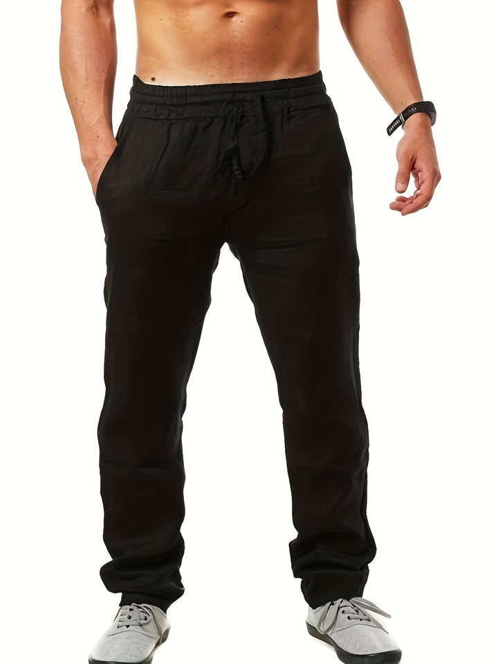 Herr Byxor | Straight | Elastisk Midja