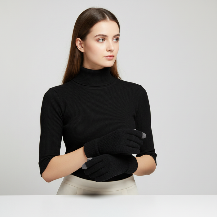 Knitted touchscreen gloves - TouchGlove