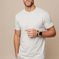 Herr-T-shirt | Slim fit | Rund hals
