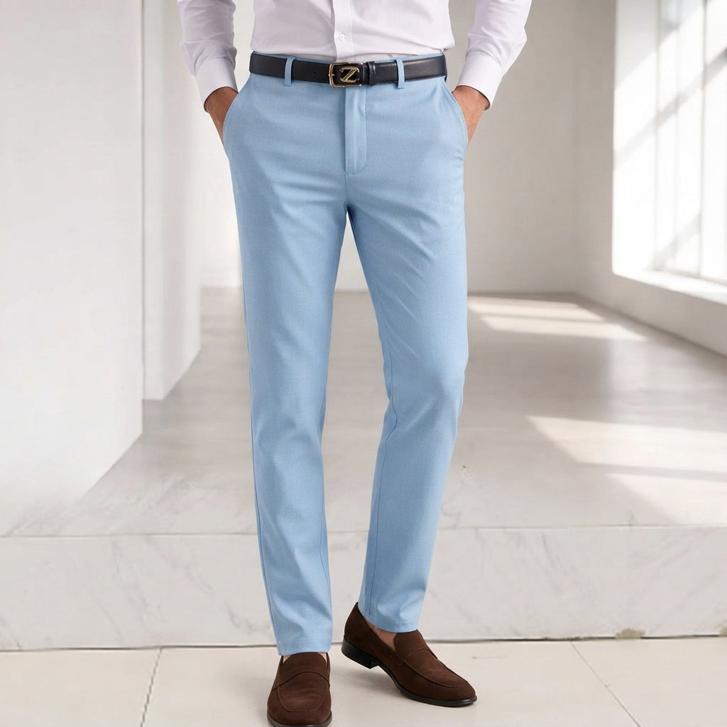 Herr Byxor | Slimfit | Hög Midja | Rak Passform
