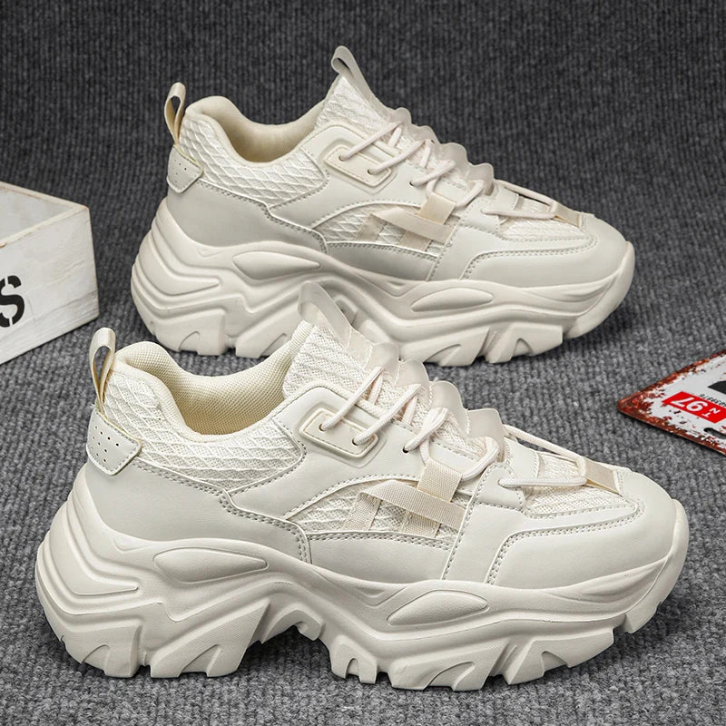 Herrsneakers | Sportig | Med Snörning | Chunky Sula