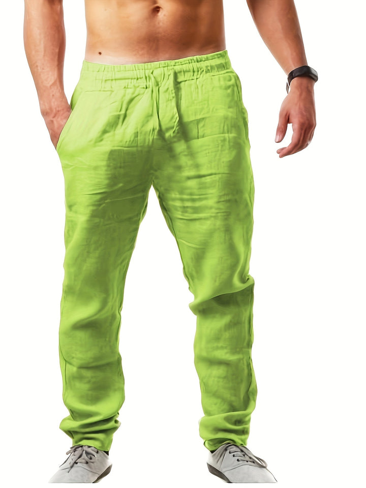 Herr Byxor | Straight | Elastisk Midja
