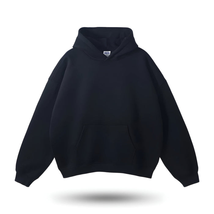 Herr Oversize Hoodie med Kangarooficka och Huva