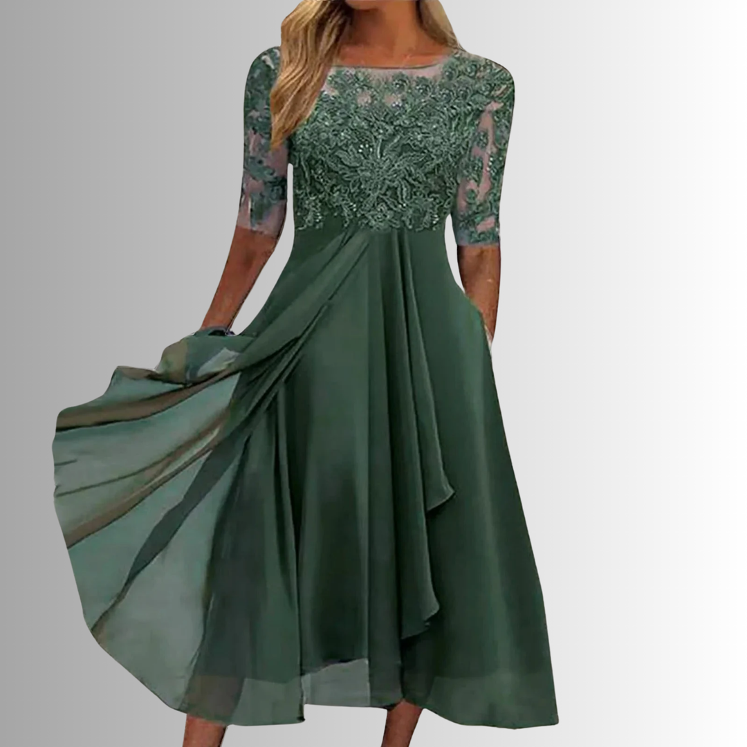 Dam Klänning | Elegant | Maxilängd
