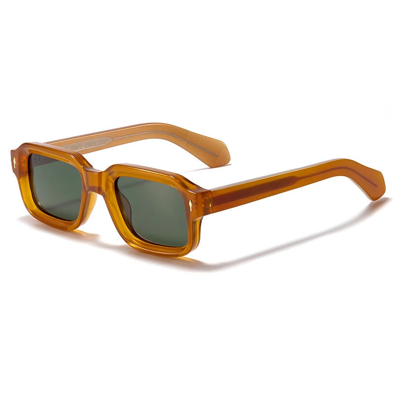 Herr Glasögon | Fyrkantig Ram | Retro Stil
