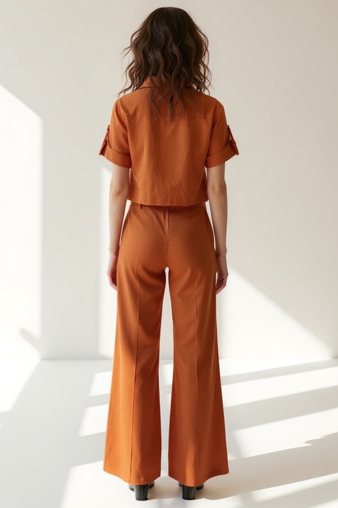 Dam Set | Rak Passform Elegant | Med Knappar