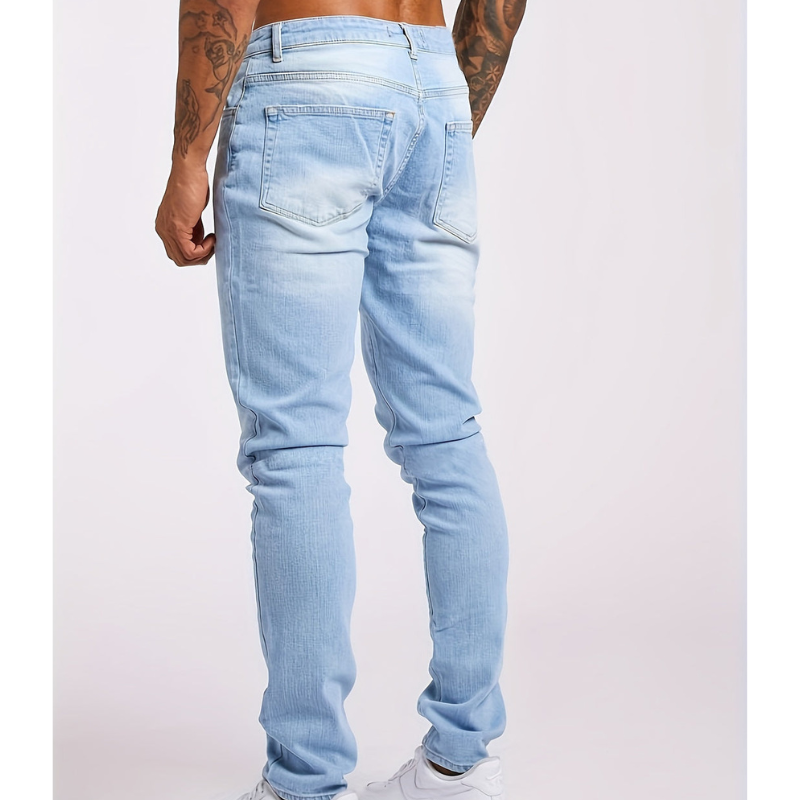 Herr Jeans | Slimfit | Med Knapplåsning