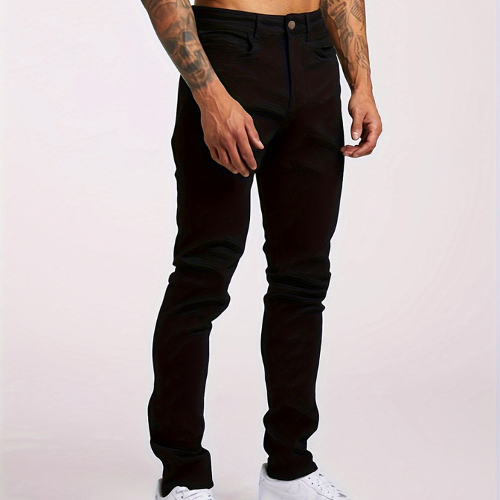 Herr Jeans | Slimfit | Med Knapplåsning