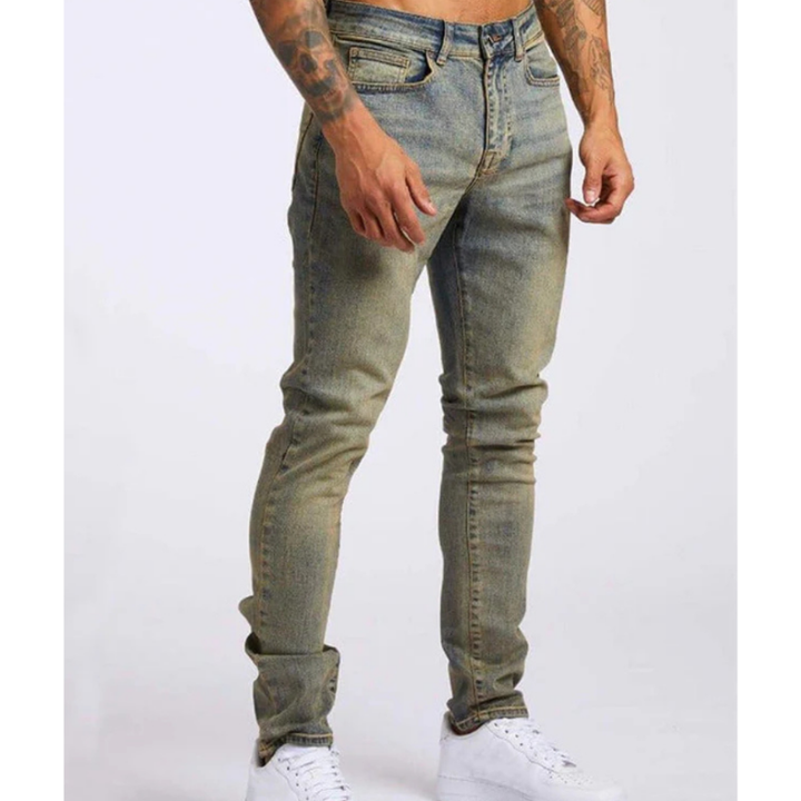 Herr Jeans | Slimfit | Med Knapplåsning