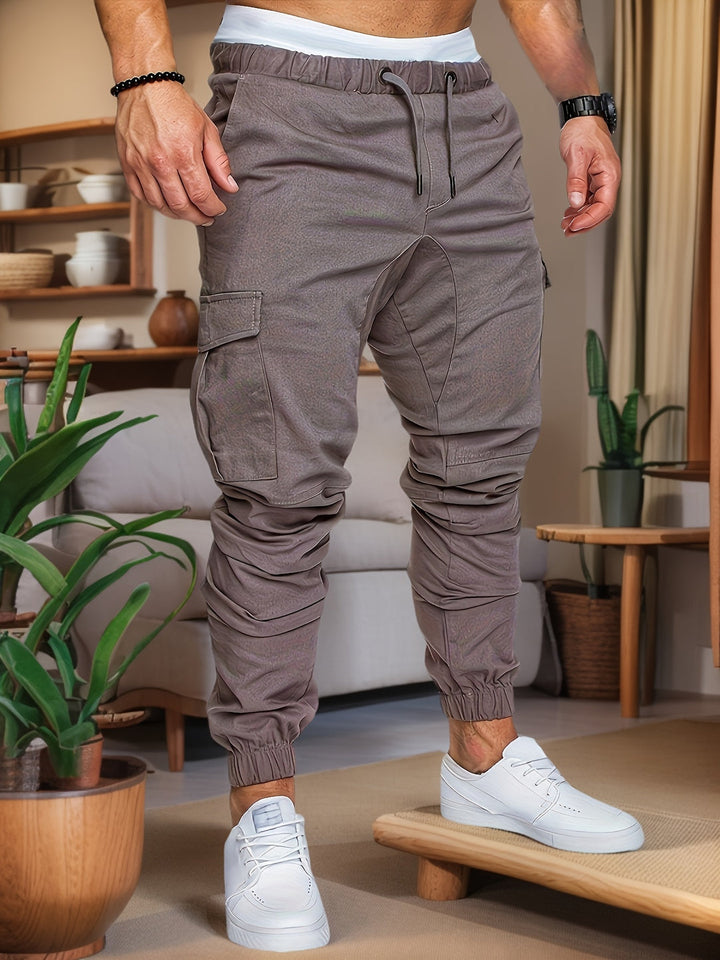 Herr Cargo Jogger | Straight | Elastisk Midja