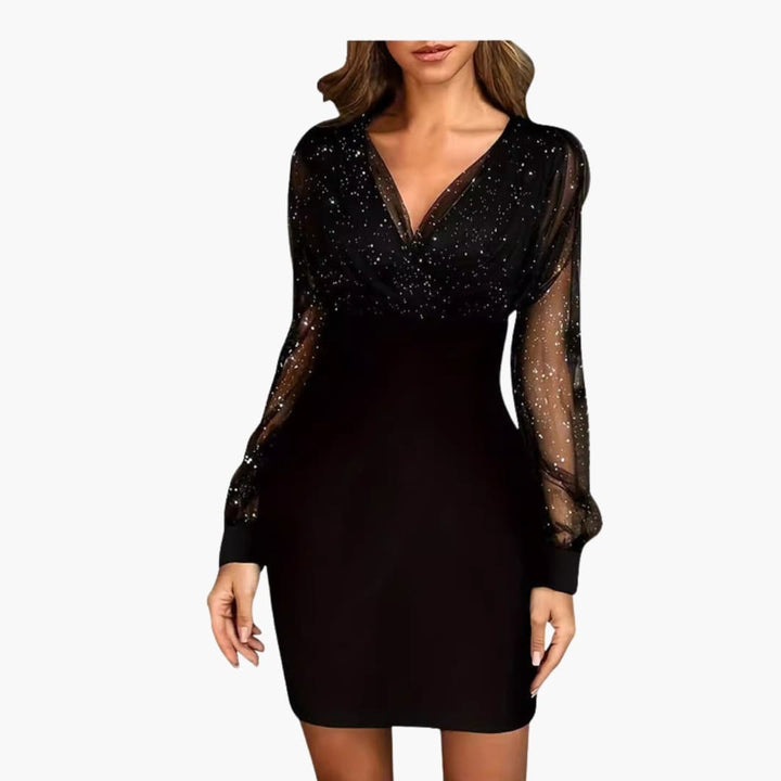 Dam Klänning | Elegant | Lång Ärm