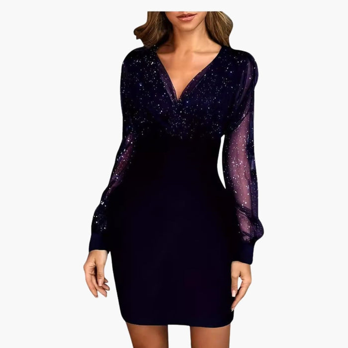 Dam Klänning | Elegant | Lång Ärm