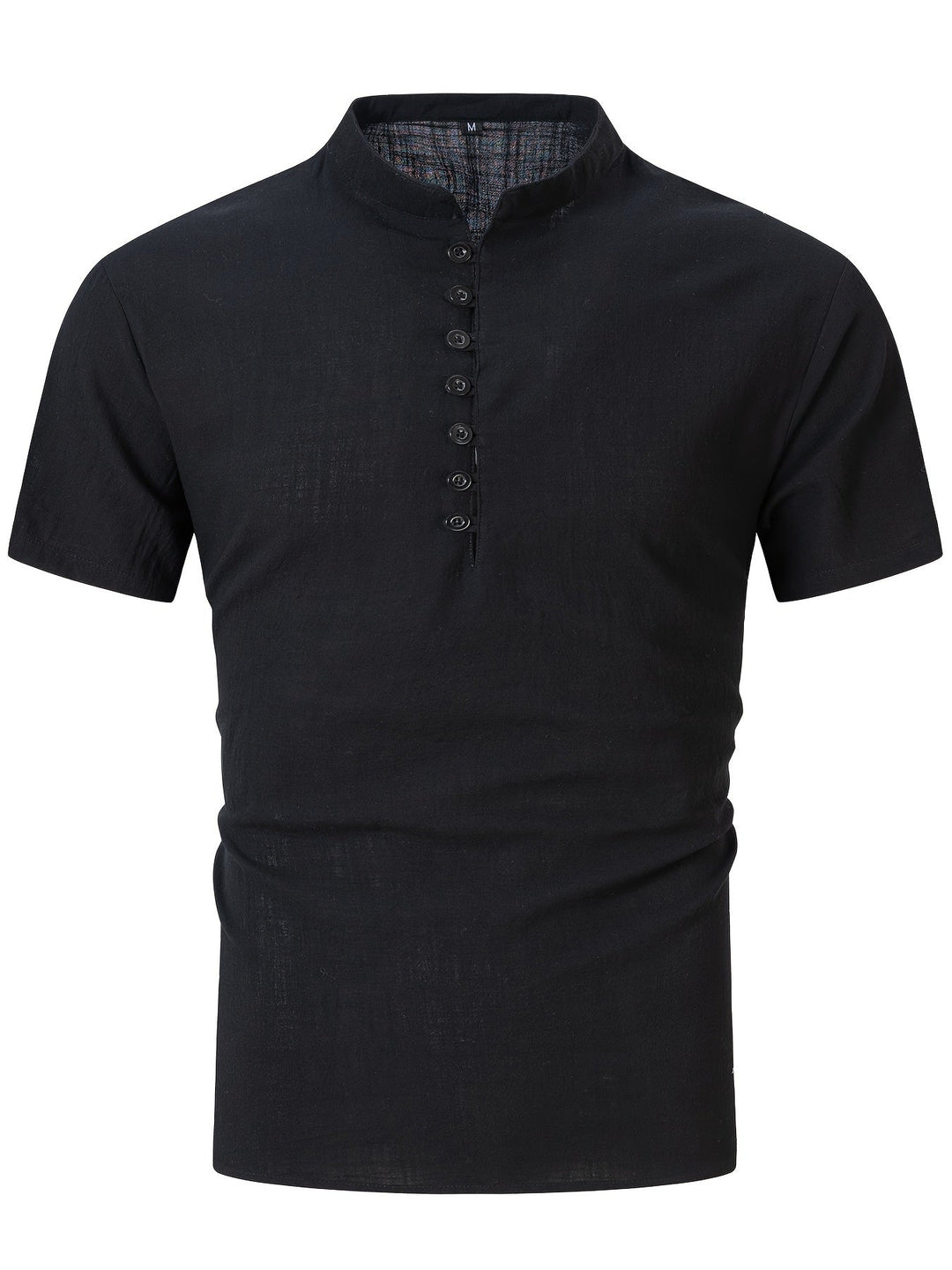 Herr T-shirt | Slimfit | Med Knappar