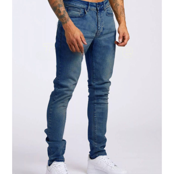Herr Jeans | Slimfit | Med Knapplåsning