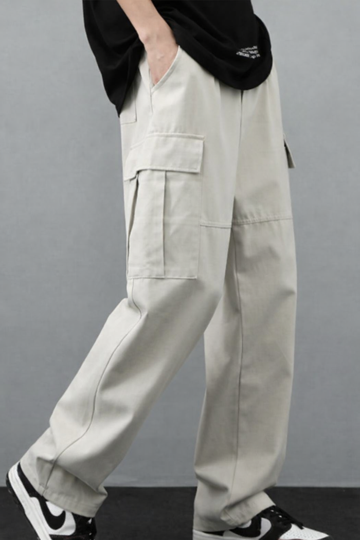 Herr Cargo Byxor | Straight | Med Fickor