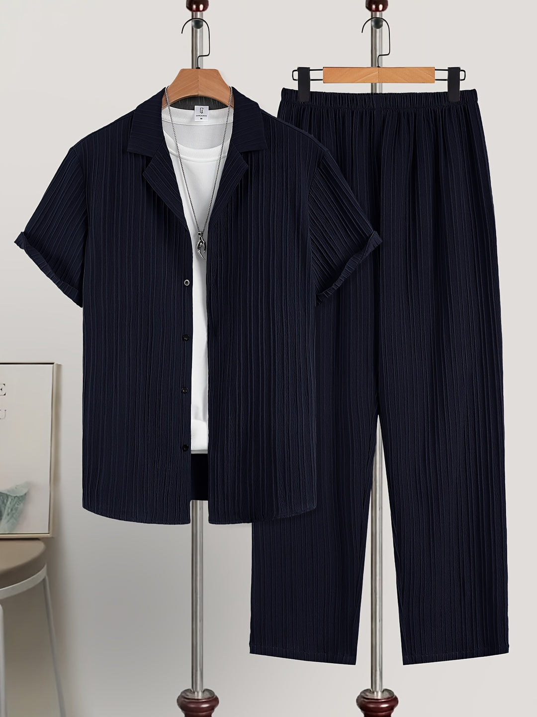 Herr Set | Oversized | Med Knappar
