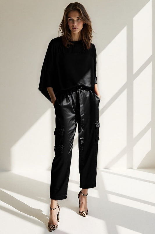 Dam Set | Cargo Stil | Rak Silhuett