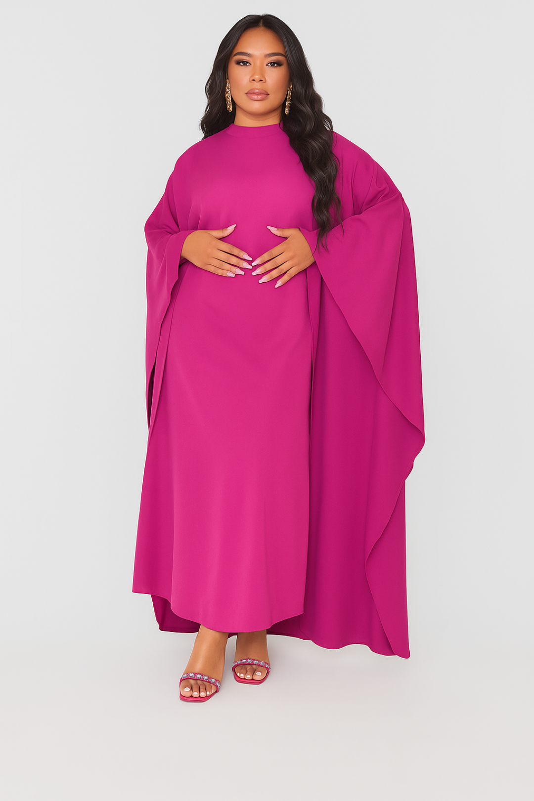 Dam Klänning | Oversized | Vida Ärmar