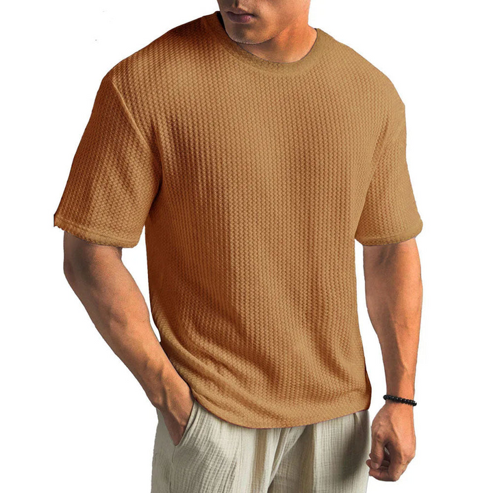 Herr T-shirt | Regular Struktur | Korta Ärmar