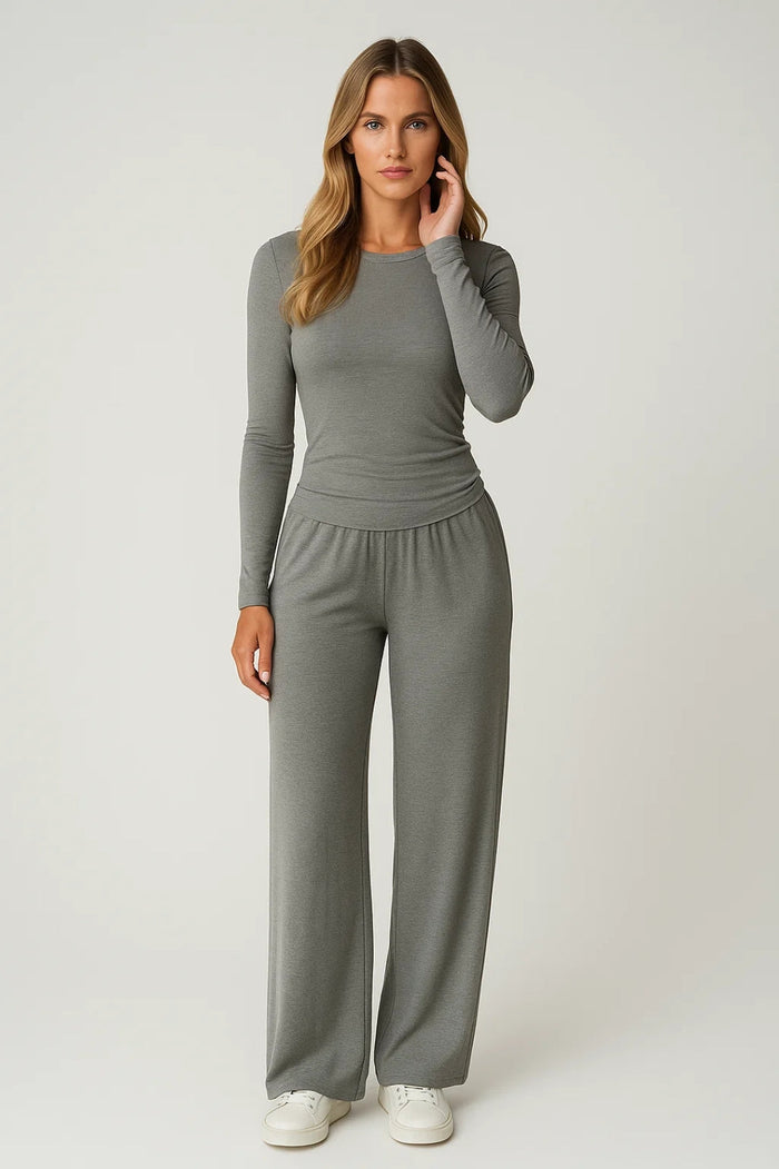 Dam Set | Casual Slimfit | Lång Ärm