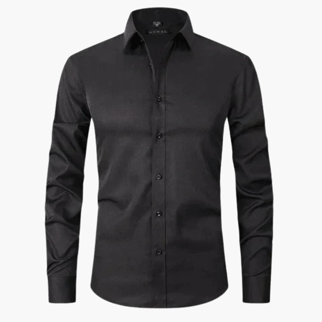Herr Skjorta | Slim Fit | Med Knappar
