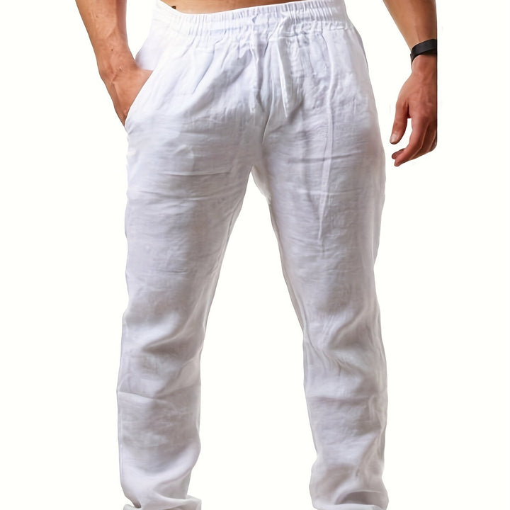 Herr Byxor | Straight | Elastisk Midja