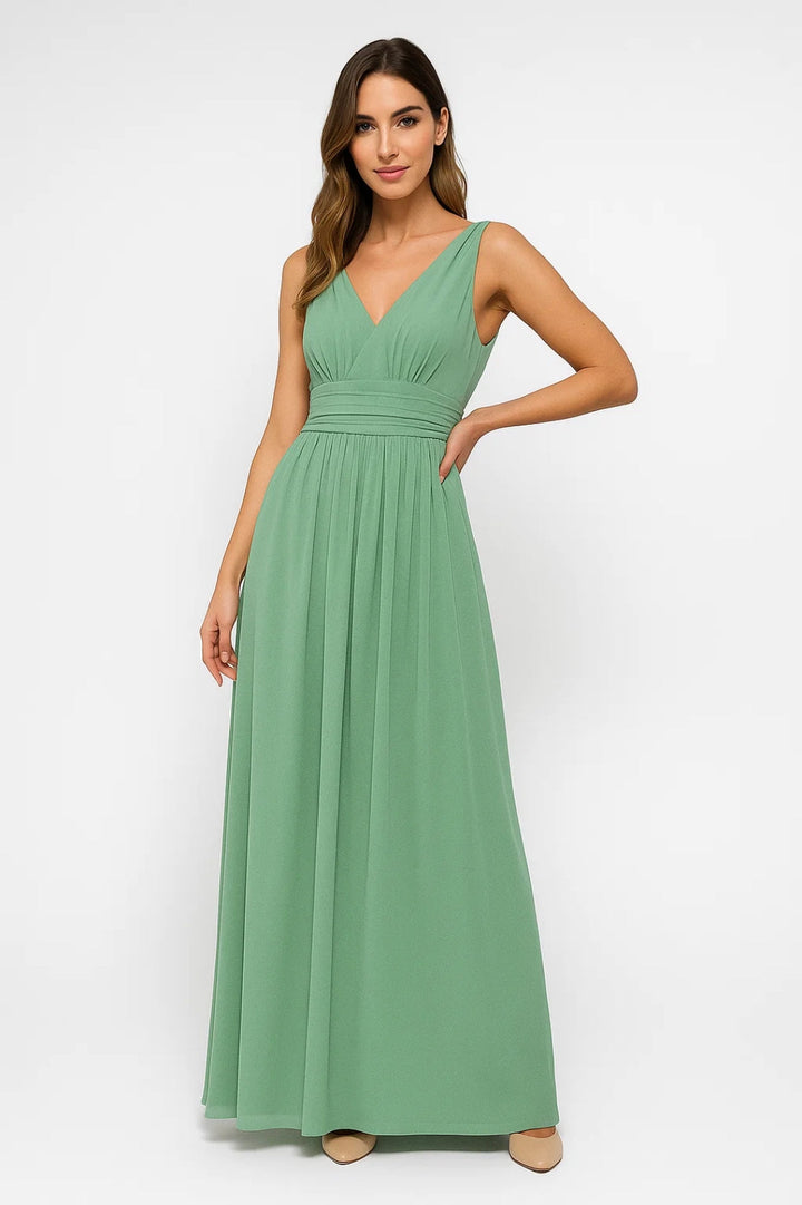 Dam Klänning | Elegant A-linje | V-hals
