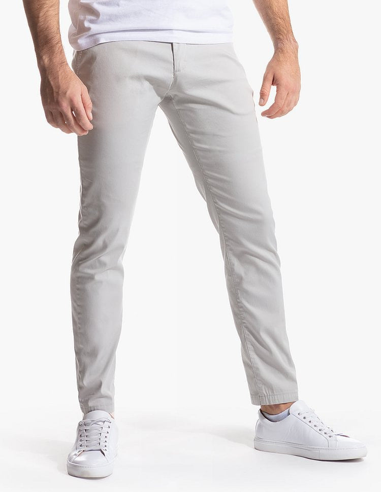 Herr Byxor | Slimfit Straight | Med Knapp