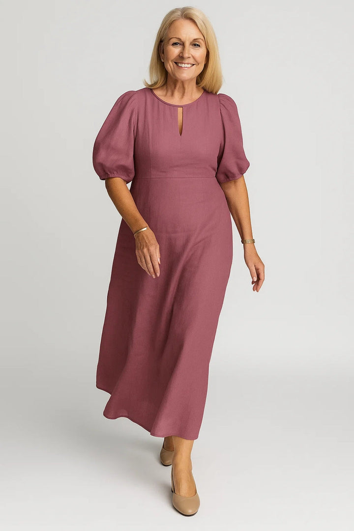 Dam Klänning | Elegant | Puffärm