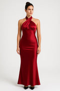 Damklänning | Elegant | Med halterneck