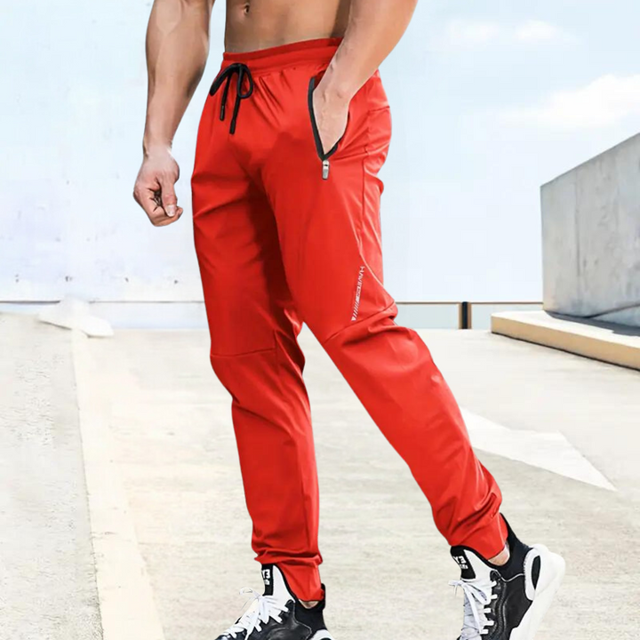 Herr Joggers | Tapered | Med Dragkedja