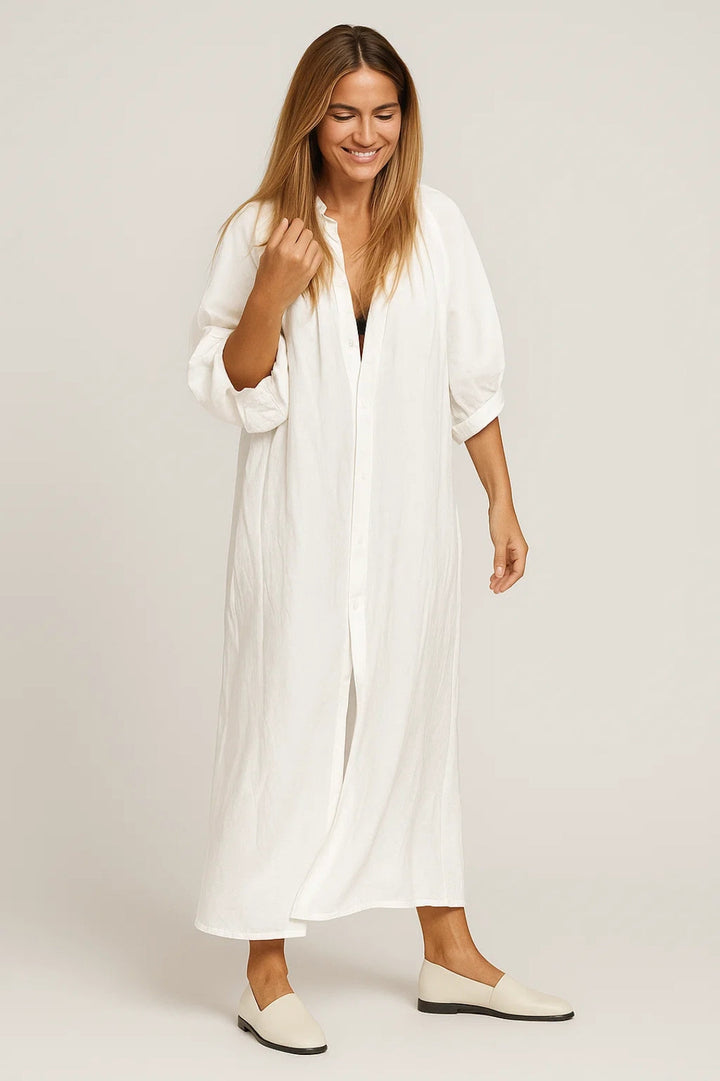 Dam Klänning | Oversized | Knäppning