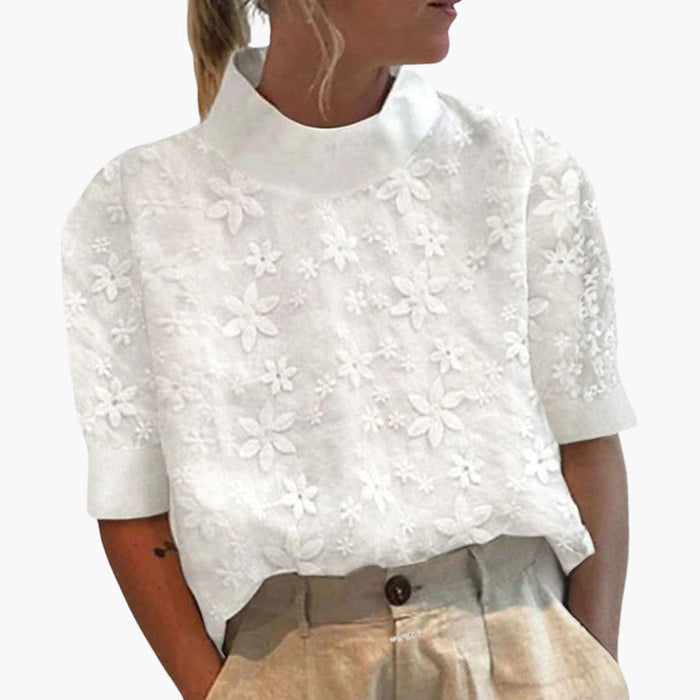 Dam Topp | Elegant | Kort Ärm