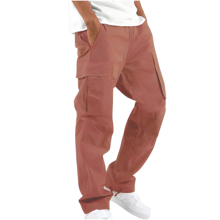 Herr Cargo Byxor | Straight | Med Dragkedjefickor