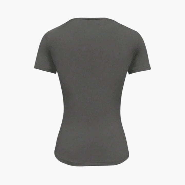 Dam Topp | Slimfit | Kort Ärm