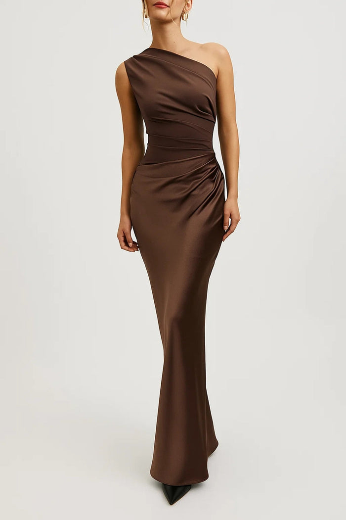 Dam Klänning | Elegant Slimfit | Asymmetrisk Design