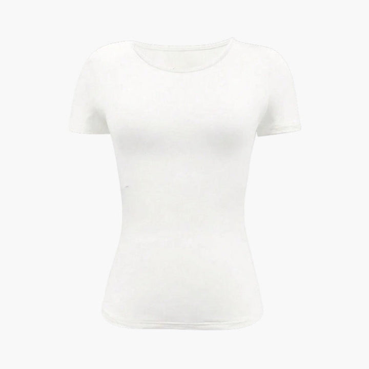 Dam Topp | Slimfit | Kort Ärm