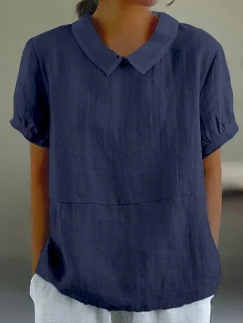 Dam Blus | Elegant | Med Krage