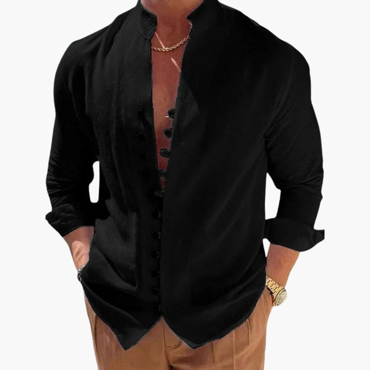 Herr Skjorta | Elegant | Med Knappar