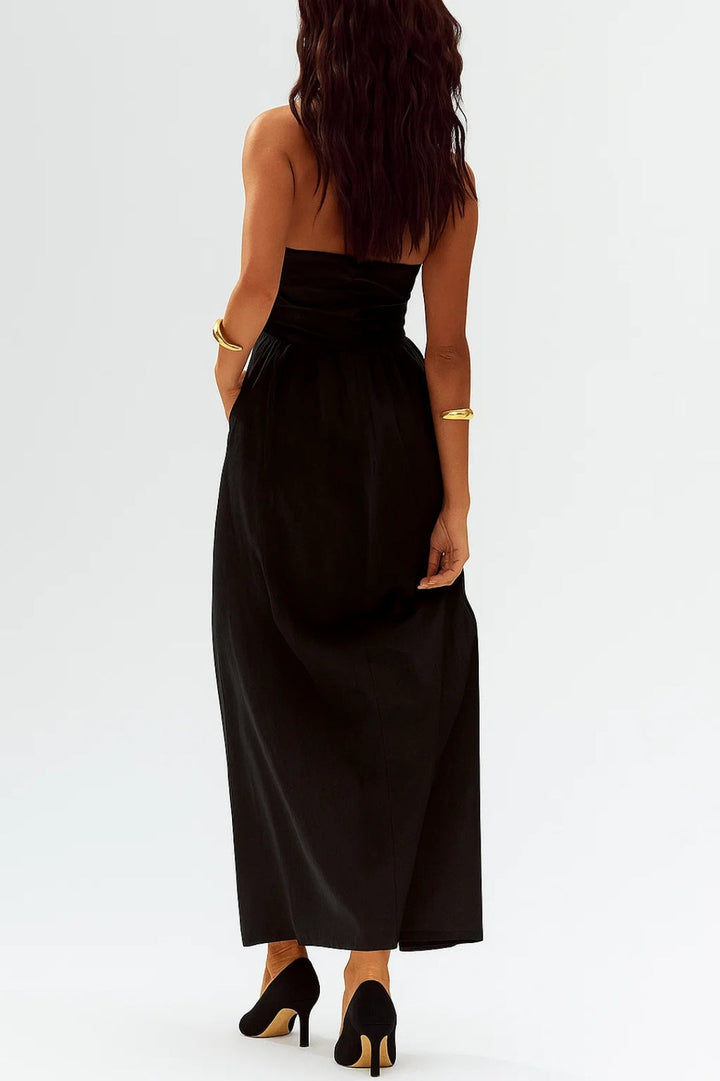 Dam Klänning | Elegant A-linje | Halterneck