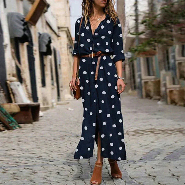 Dam Klänning | Elegant | V-ringad