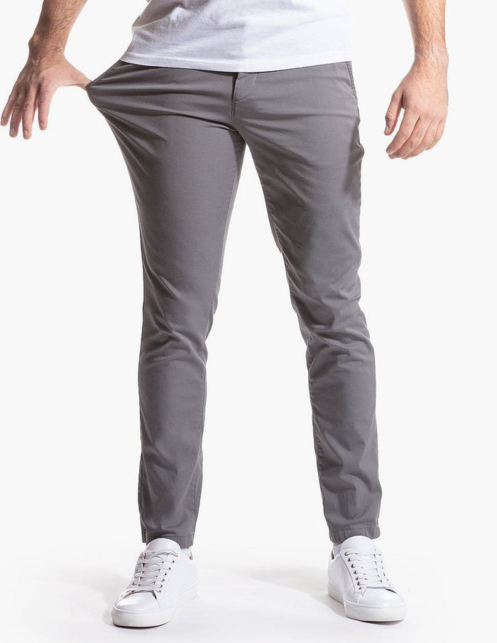 Herr Byxor | Slimfit Straight | Med Knapp