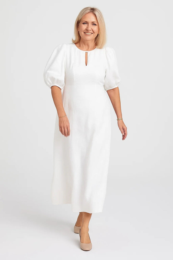 Dam Klänning | Elegant | Puffärm
