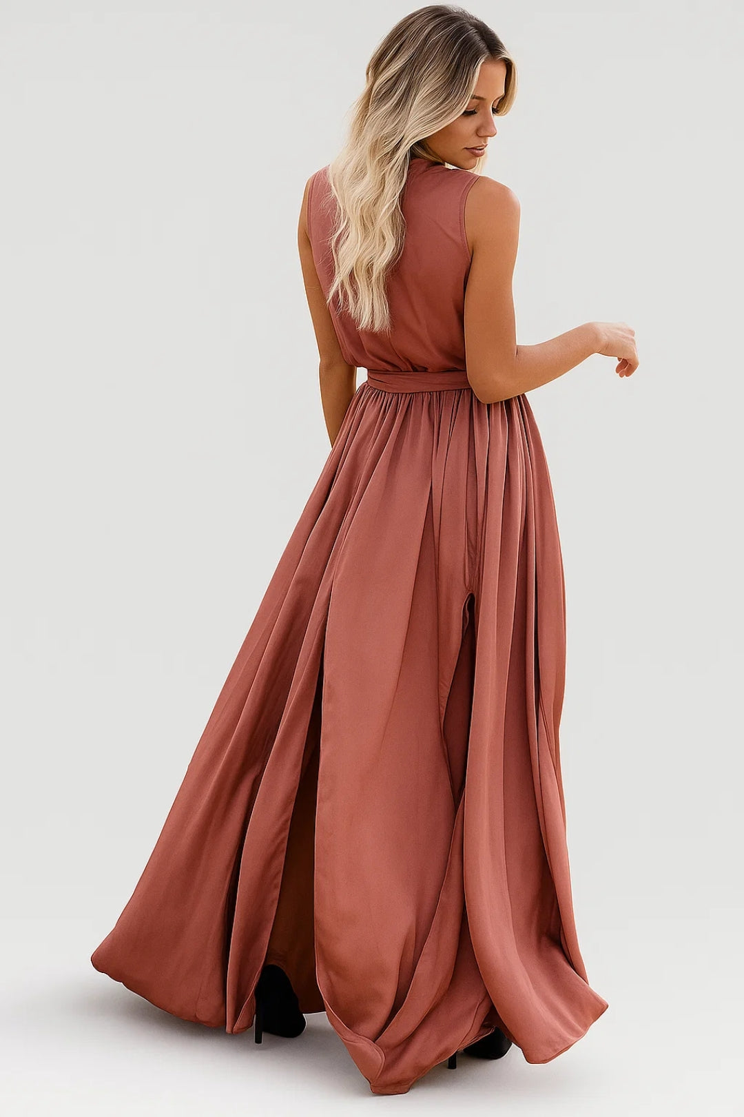 Dam Klänning | Elegant | V-ringad