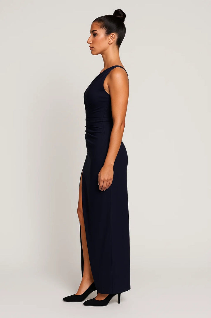 Dam Klänning | Elegant | One Shoulder Slits Maxi
