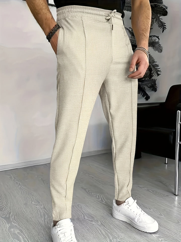 Herr Byxor | Tapered Slimfit | Med Dragsko