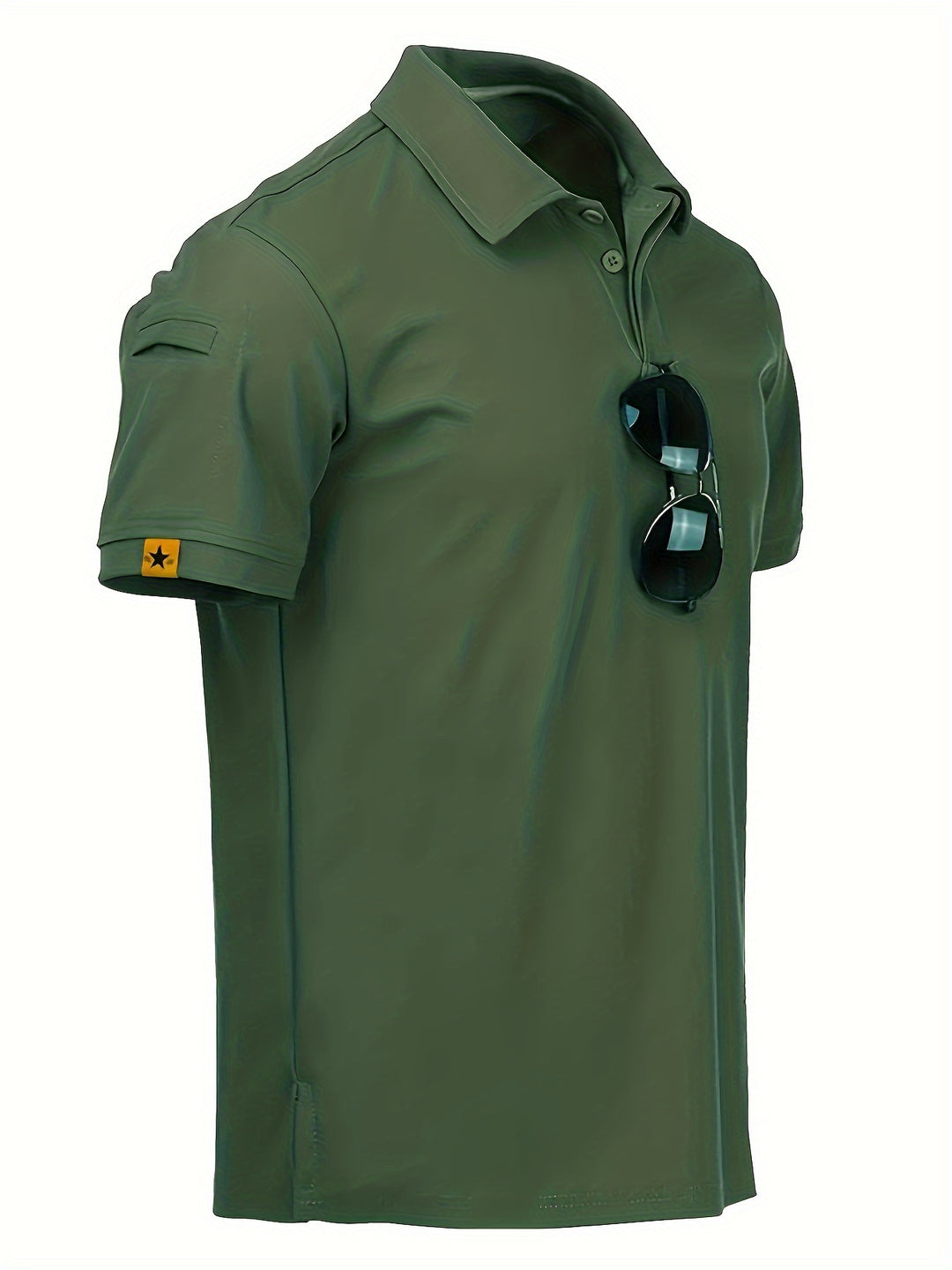 Herrpiké | Slim fit | Med knappar