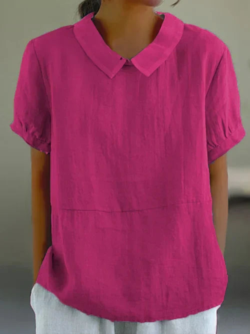 Dam Blus | Elegant | Med Krage