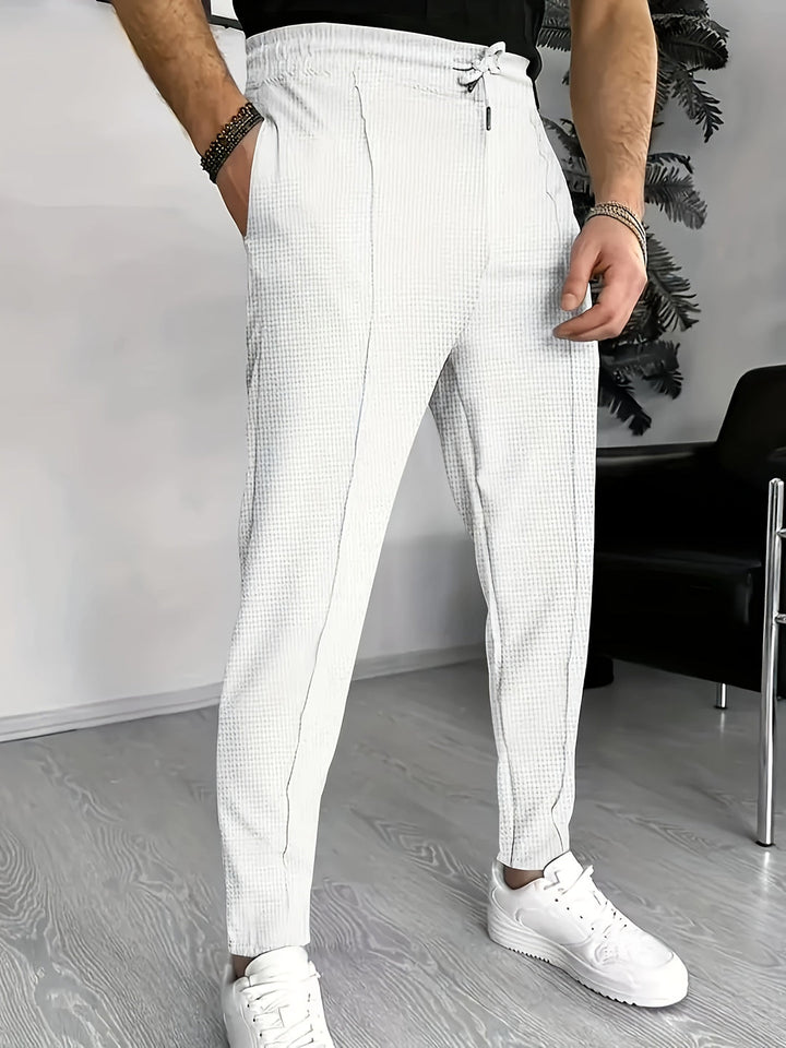 Herr Byxor | Tapered Slimfit | Med Dragsko